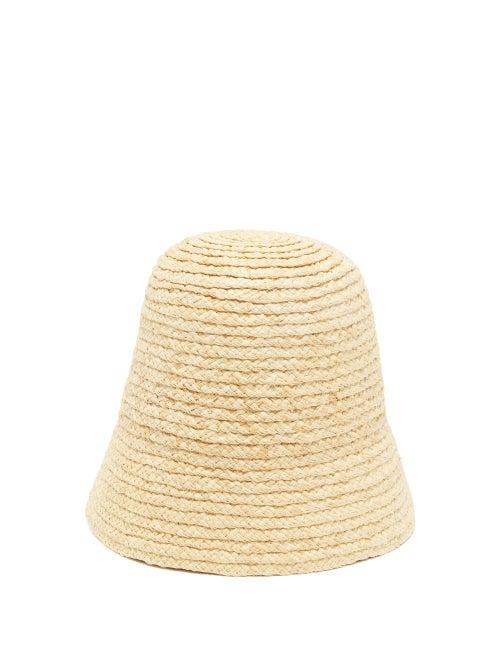 Matchesfashion.com Ruslan Baginskiy - Woven Straw Bucket Hat - Womens - Beige