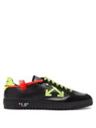 Matchesfashion.com Off-white - 2.0 Logo Appliqu Low Top Leather Trainers - Mens - Black