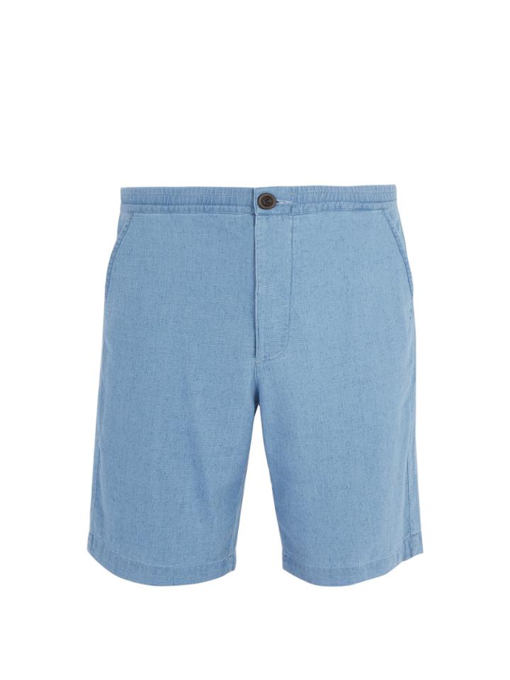 Oliver Spencer Kildale Mid-rise Cotton Shorts
