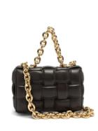 Matchesfashion.com Bottega Veneta - The Chain Cassette Intrecciato-leather Bag - Womens - Brown Gold