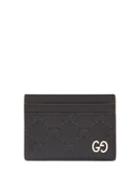 Matchesfashion.com Gucci - Gg-debossed Leather Cardholder - Mens - Black