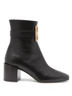 Matchesfashion.com Givenchy - 4g Leather Boots - Womens - Black
