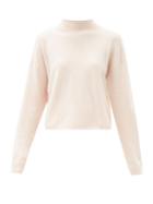 Matchesfashion.com The Upside - Igor Mock-neck Sweatshirt - Womens - Light Pink