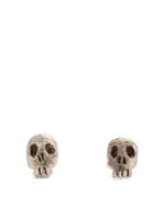 Aris Schwabe Skull Sterling-silver Earrings