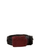 Matchesfashion.com Prada - Calf Hair Belt - Mens - Black Multi