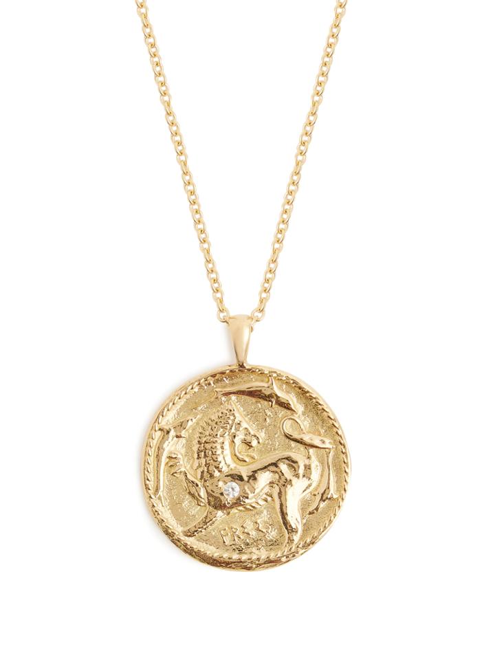 Azlee Animal Kingdom Diamond & Yellow-gold Necklace