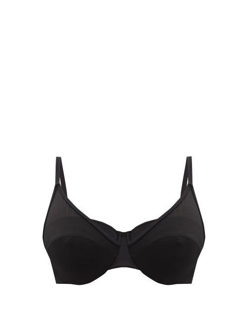 Matchesfashion.com Form And Fold - The Sculpt Underwired D-g Bikini Top - Womens - Black