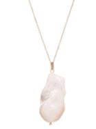 Matchesfashion.com Mateo - Diamond, Baroque Pearl & 14kt Gold Necklace - Womens - Pearl