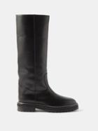 Jimmy Choo - Yomi Leather Knee-high Boots - Womens - Black