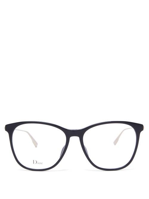 Matchesfashion.com Dior Eyewear - Diorsight03 Square Acetate Glasses - Womens - Black