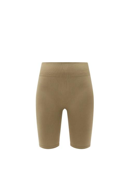 Matchesfashion.com Prism - Open Minded High-rise Cycling Shorts - Womens - Green