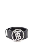 Matchesfashion.com Burberry - Tb-buckle Leather Belt - Mens - Black