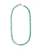 Matchesfashion.com Fry Powers - Turquoise & Malachite 14kt Gold-plated Necklace - Womens - Blue Multi