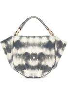 Matchesfashion.com Wandler - Mia Tie Dye Leather Tote Bag - Womens - Grey White