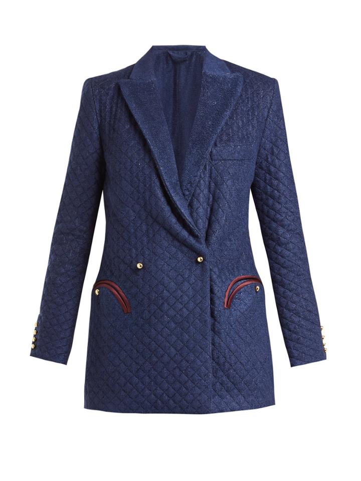 Blazé Milano Kalmar Quilted Terry-towelling Blazer