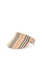 Matchesfashion.com Burberry - Icon Stripe Cotton Visor - Mens - Beige Multi