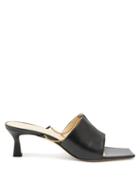 Matchesfashion.com Wandler - Isa Chain-embellished Leather Mules - Womens - Black