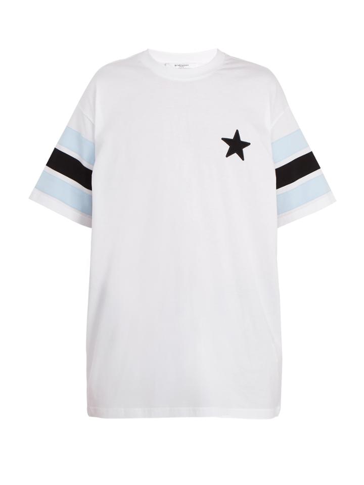 Givenchy Colombian-fit Star-appliqu Cotton T-shirt