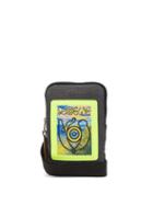 Matchesfashion.com Eye/loewe/nature - Logo-woven Appliqu Canvas Pouch - Mens - Black