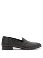 Matchesfashion.com The Row - Collapsible-heel Grained-leather Loafers - Mens - Black