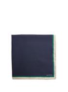 Lanvin Contrast-edge Silk Pocket Square