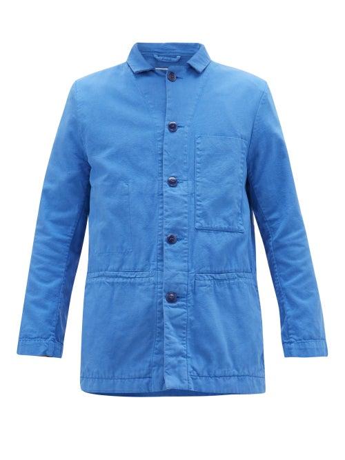 Matchesfashion.com Toogood - The Carpenter Cotton-canvas Jacket - Mens - Blue