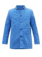Matchesfashion.com Toogood - The Carpenter Cotton-canvas Jacket - Mens - Blue