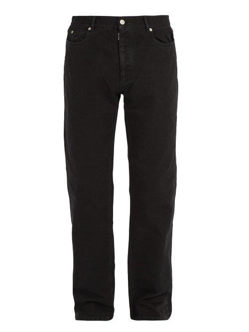 Matchesfashion.com Maison Margiela - Straight Leg Jeans - Mens - Black