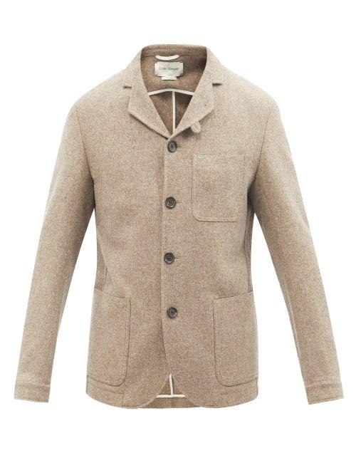 Oliver Spencer - Solms Single-breasted Wool Jacket - Mens - Beige