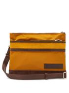 Matchesfashion.com Master-piece - Density Suede Panelled Cross Body Bag - Mens - Yellow