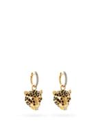Matchesfashion.com Yvonne Lon - Leopard Diamond, Onyx & Gold Drop Earrings - Womens - Yellow Gold