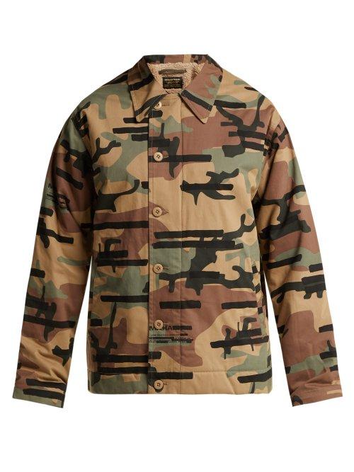 Matchesfashion.com Maharishi - Camouflage Print Cotton Blend Jacket - Womens - Camouflage