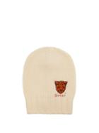 Matchesfashion.com Gucci - Tiger Embroidered Beanie Hat - Mens - Beige