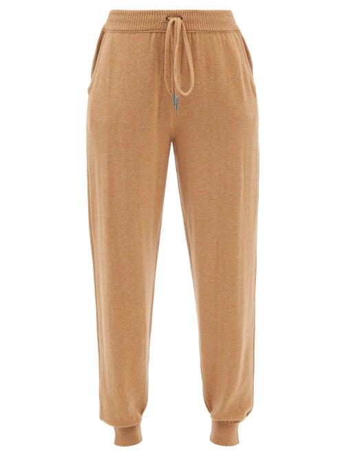 Johnstons Of Elgin - Drawstring-waist Cashmere Track Pants - Womens - Camel