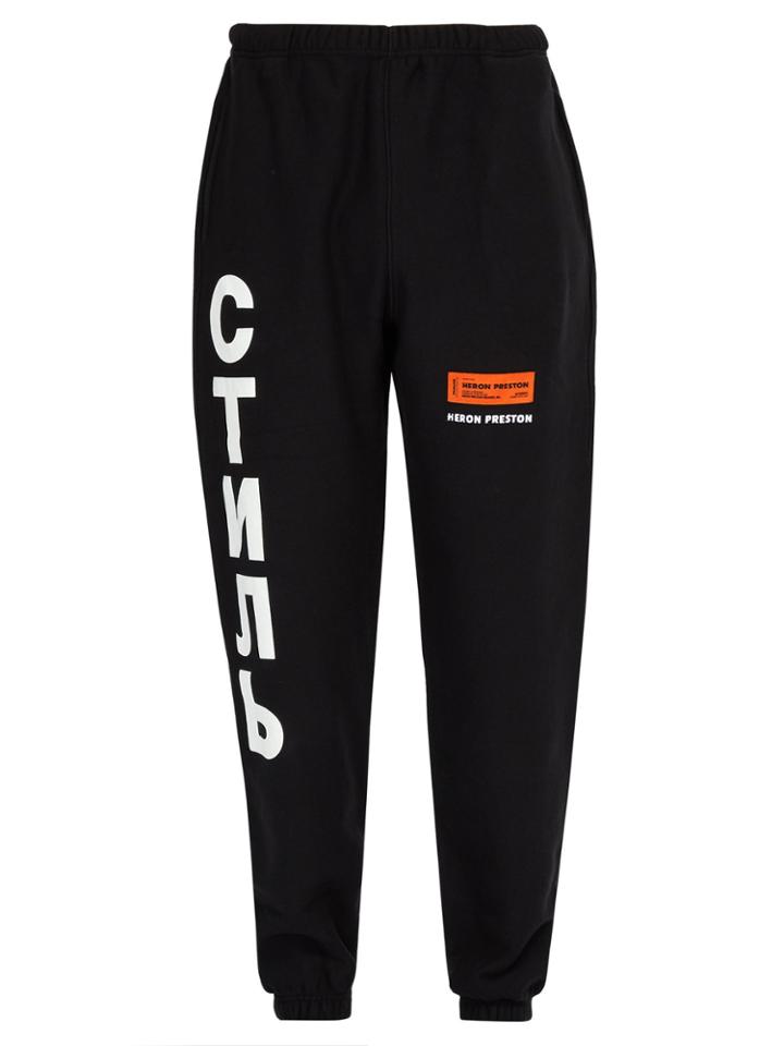 Heron Preston  Cotton-jersey Track Pants