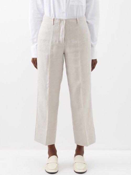 S Max Mara - Cadice Trousers - Womens - Ecru