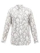 Comme Des Garons Shirt - X Kaws-print Cotton-poplin Shirt - Mens - White