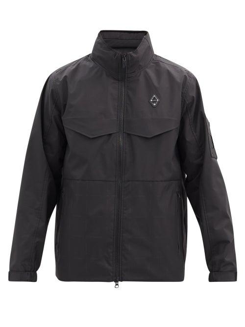Matchesfashion.com A-cold-wall* - Rhombus Logo-jacquard Cotton-blend Jacket - Mens - Black