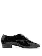 Matchesfashion.com Saint Laurent - Marius Patent-leather Oxford Shoes - Mens - Black