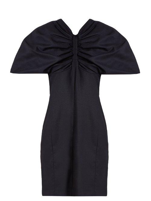 Matchesfashion.com Jacquemus - La Mini Vallauris Wool Mini Dress - Womens - Navy