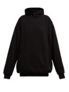 Matchesfashion.com Balenciaga - I Love Techno Cotton Hooded Sweatshirt - Womens - Black Multi