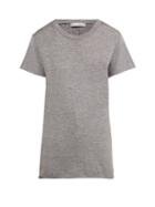 Matchesfashion.com Queene And Belle - Cashmere And Silk Jersey T Shirt - Womens - Grey
