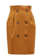 Matchesfashion.com Max Mara - Fenice Skirt - Womens - Brown
