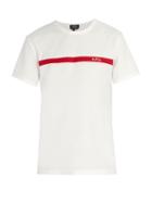 Matchesfashion.com A.p.c. - Yukata Logo Embroidered Cotton T Shirt - Mens - White