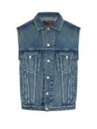 Balenciaga Button-through Denim Gilet