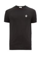 Matchesfashion.com Dolce & Gabbana - Logo-print Stretch-cotton Pyjama T-shirt - Mens - Black