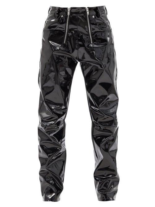 Matchesfashion.com Gmbh - Thor Zipped-waist Vinyl Trousers - Mens - Black