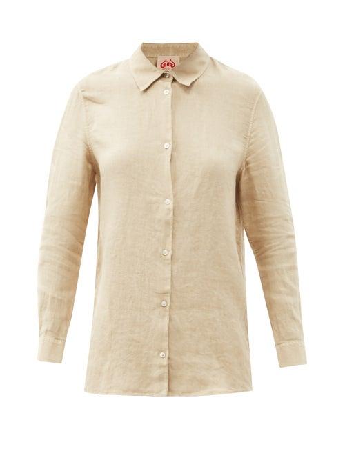 Matchesfashion.com Le Sirenuse, Positano - Sparrow Linen Shirt - Womens - Beige