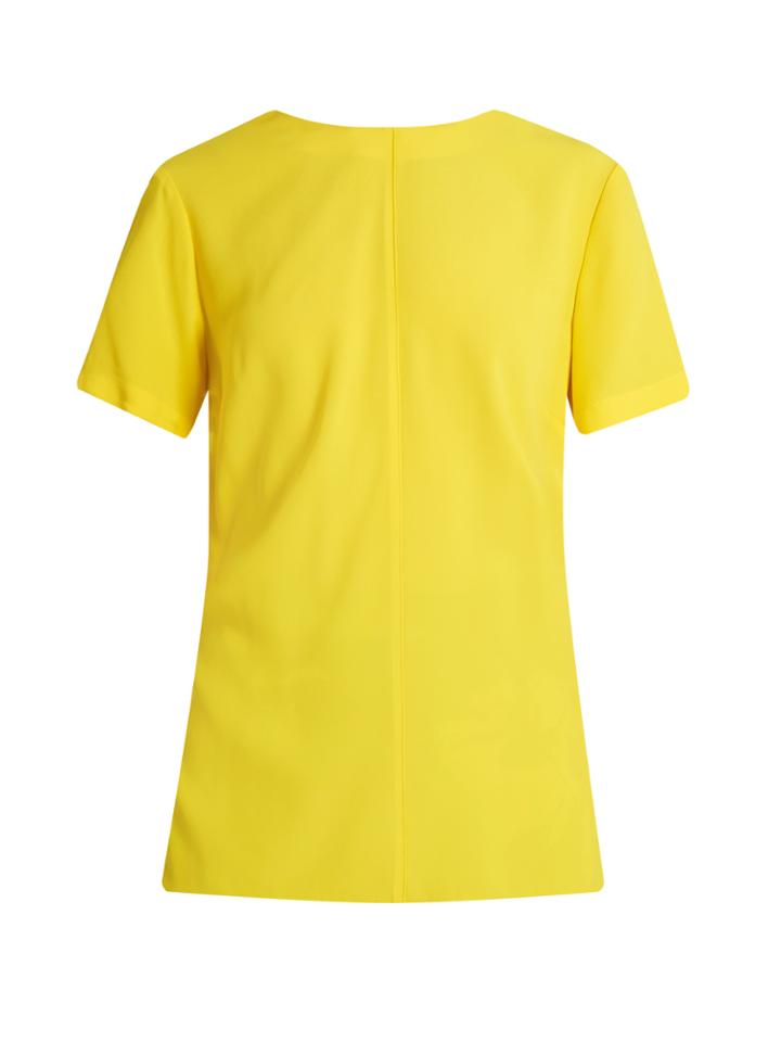 Proenza Schouler Knot-back Satin-back Crepe Top