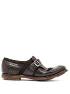 Matchesfashion.com Church's - Shanghai Buckled Leather Brogues - Womens - Black